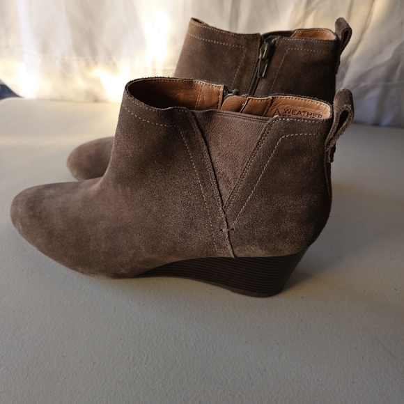 Vionic Paloma wedge ankle booties size 11M  grayish brown - Picture 3 of 9